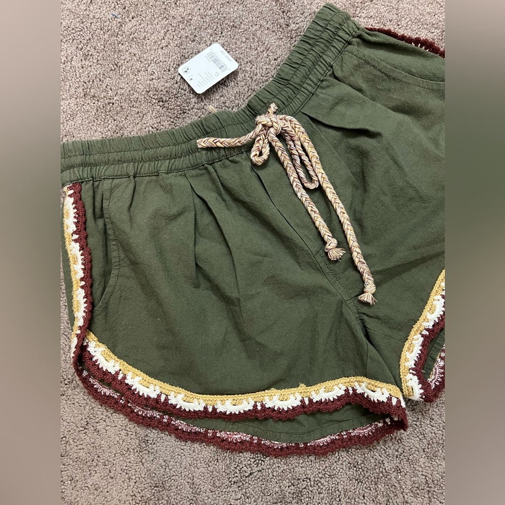 Free People Coastal Cruise Pull-On Shorts, XS NWT - Picture 4 of 5